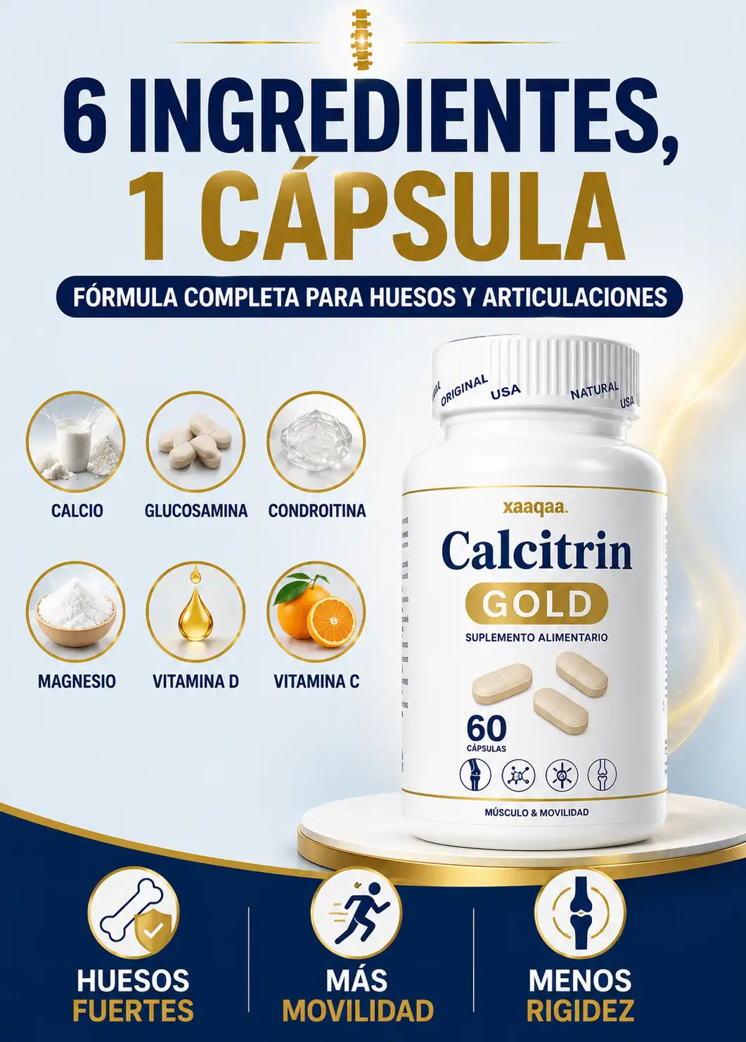 Calcitrin Gold — Apoya tu movilidad y muévete con más libertad 2