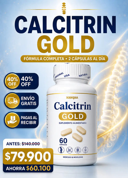 Calcitrin Gold — Apoya tu movilidad y muévete con más libertad 2